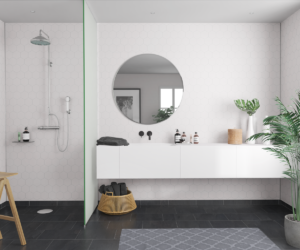 WHITE SILK HEXAGONAL 2094-M71