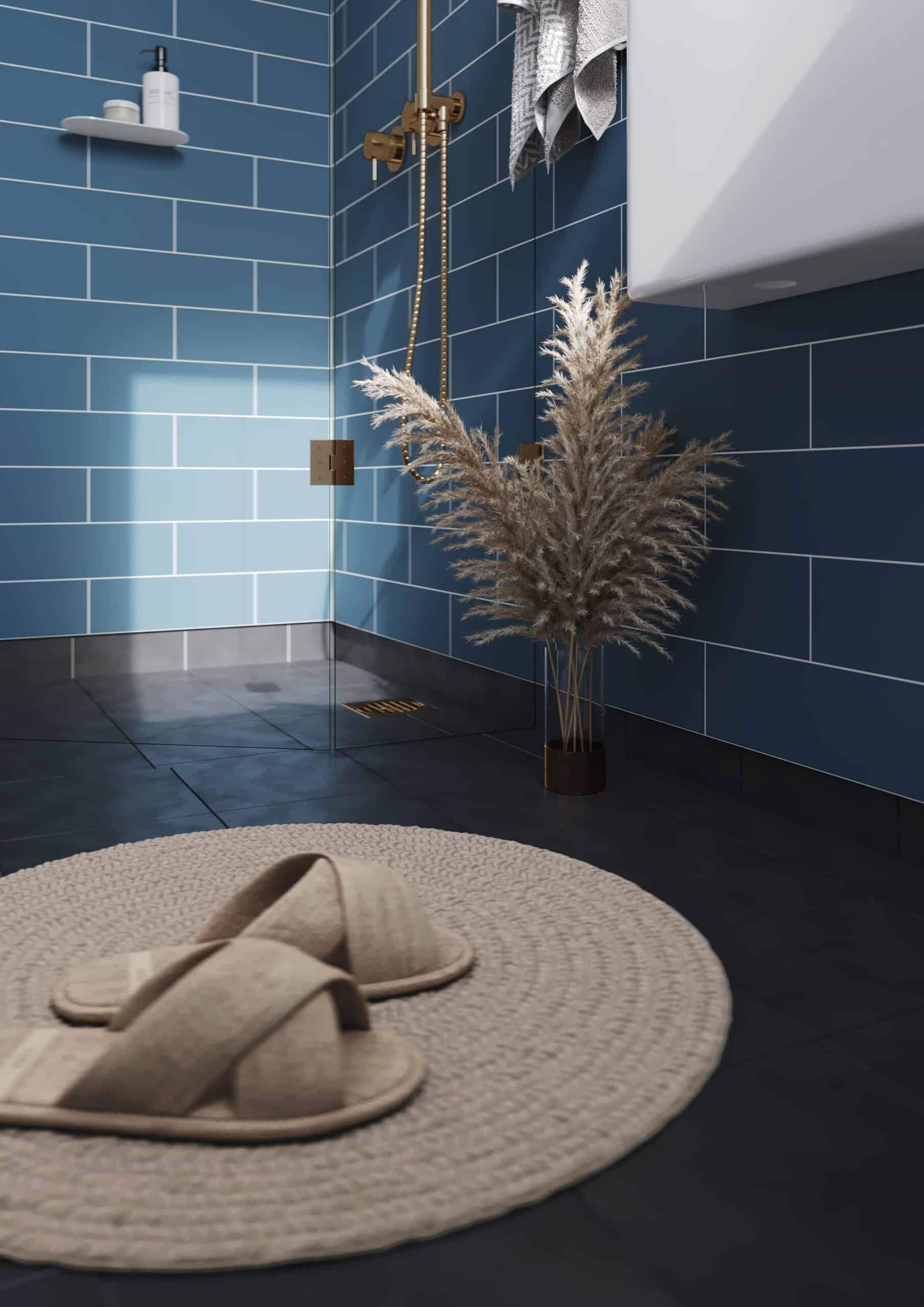 DUSTY BLUE METRO BRICK 6274-M74